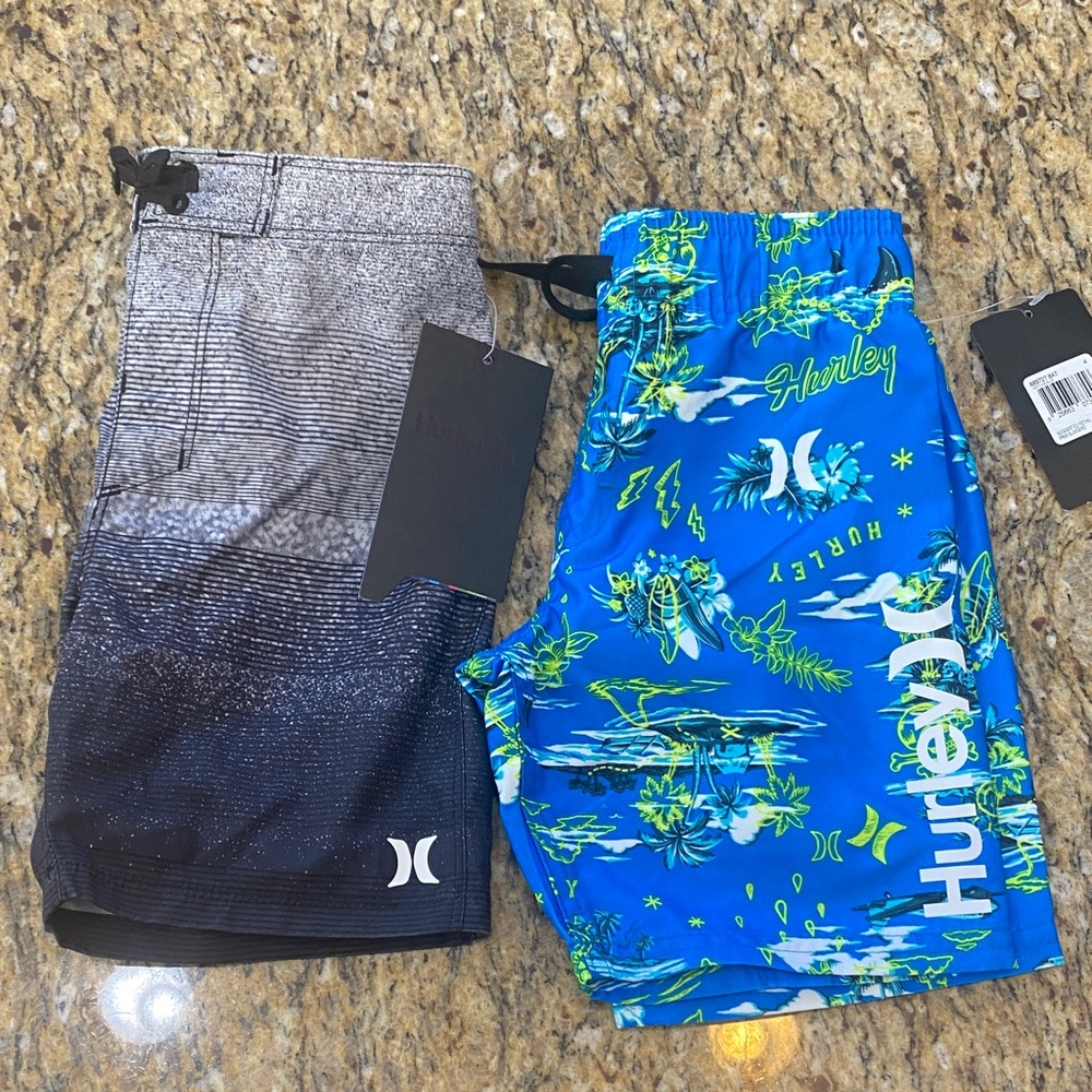 Hurley Boys Size 4 Swim Shorts NWT